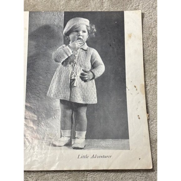 Vintage 1940s Beehive Knitting Pattern Book Two To Six Years - Picture 8 of 16